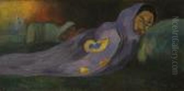 Le Reve, Moe Moea Oil Painting by Paul Gauguin