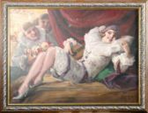 Thetemptation Oil Painting by Richard Geiger