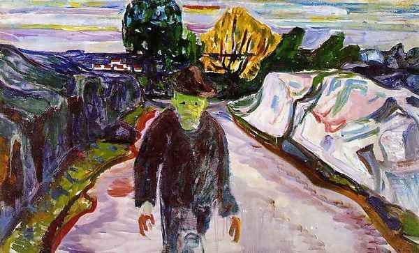 The Murderer Oil Painting by Edvard Munch