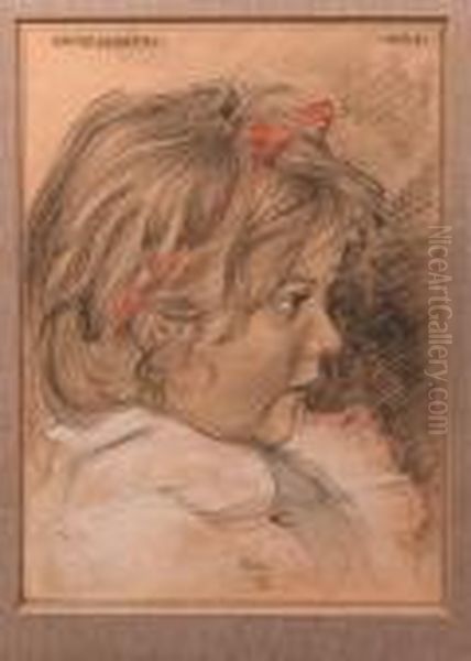 Emmetje Gestel Oil Painting by Leo Gestel