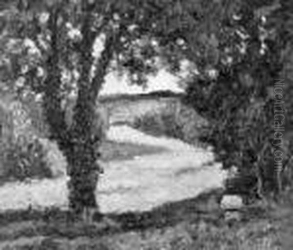Sottobosco Oil Painting by Benedetto Ghivarello