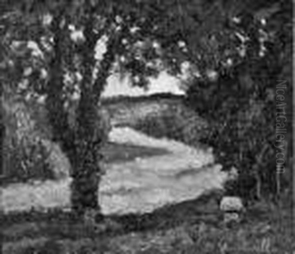 sottobosco Oil Painting by Benedetto Ghivarello
