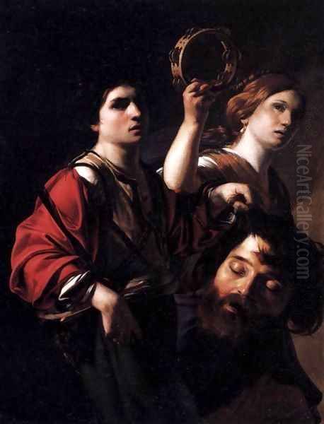 The Triumph of David by Bartolomeo Manfredi