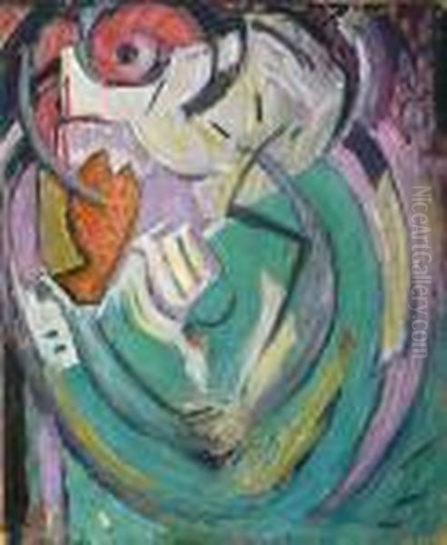 Composition Oil Painting by Albert Gleizes