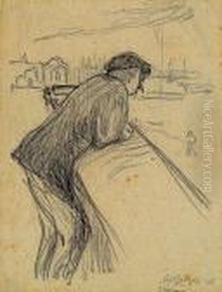 Homme Au Parapet Oil Painting by Albert Gleizes