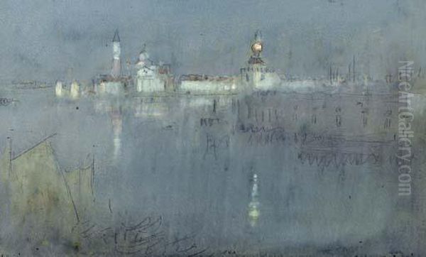 Venice, Italy Oil Painting by Albert Goodwin