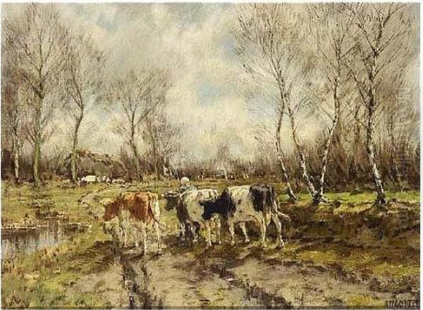 Homeward Bound Oil Painting by Arnold Marc Gorter