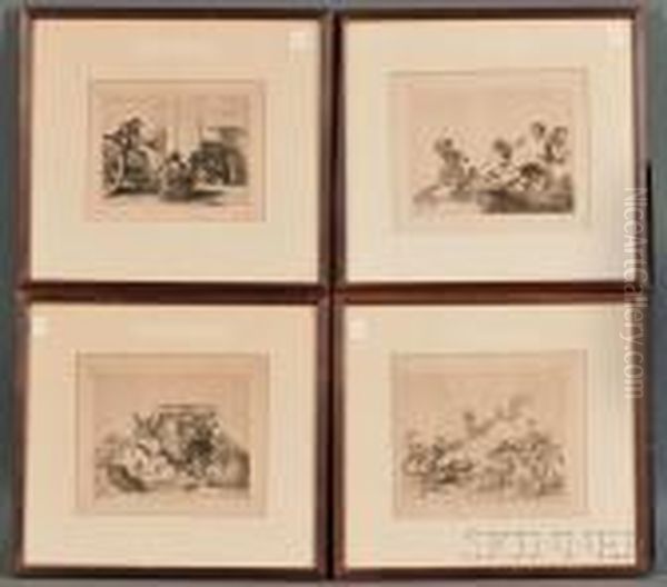Los Desastres De La Guerra Oil Painting by Francisco De Goya y Lucientes