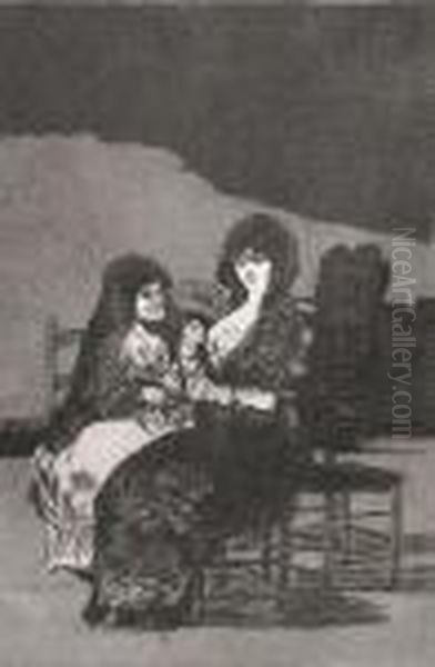 From Los Caprichos Oil Painting by Francisco De Goya y Lucientes