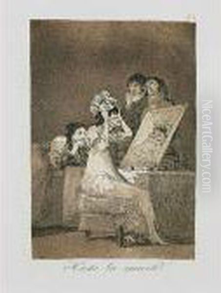 Los Caprichos Oil Painting by Francisco De Goya y Lucientes
