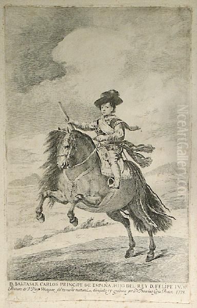 Baltasar Carlos Oil Painting by Francisco De Goya y Lucientes
