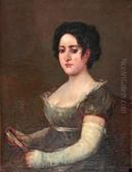 Retrato De La Cantante Lorenza Correa Oil Painting by Francisco De Goya y Lucientes
