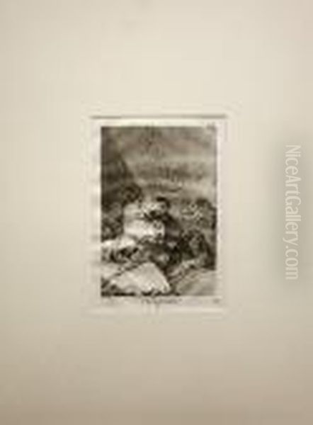 Los Caprichios Oil Painting by Francisco Goya Fuendetodos