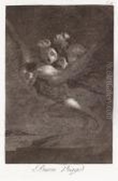 Gute Reise Oil Painting by Francisco De Goya y Lucientes