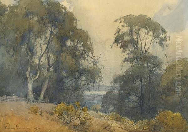Marin Landscape Oil Painting by Percy Gray