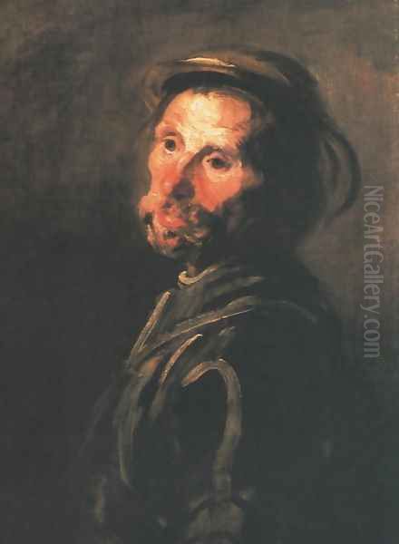 Senko Oil Painting by Piotr Michalowski