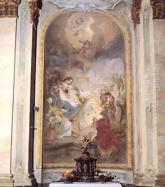 The Adoration of the Kings 1758 Oil Painting by Franz Anton Maulbertsch