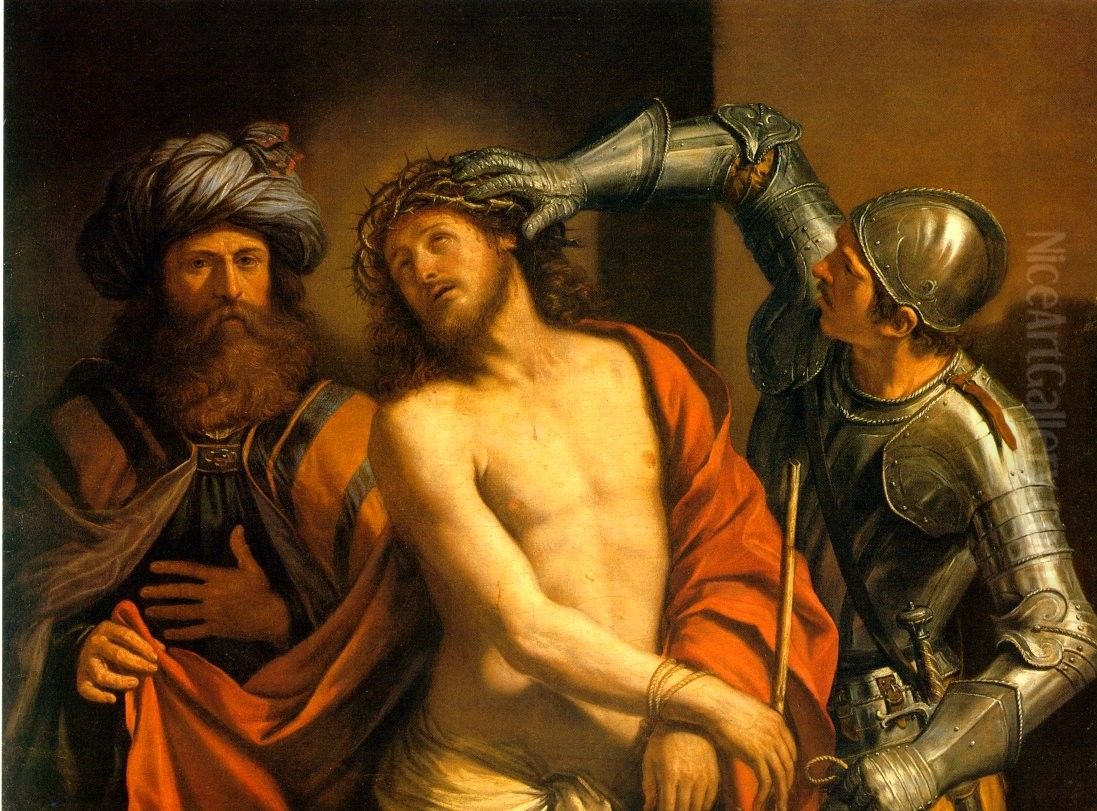 Ecce Homo Oil Painting by Giovanni Francesco Barbieri