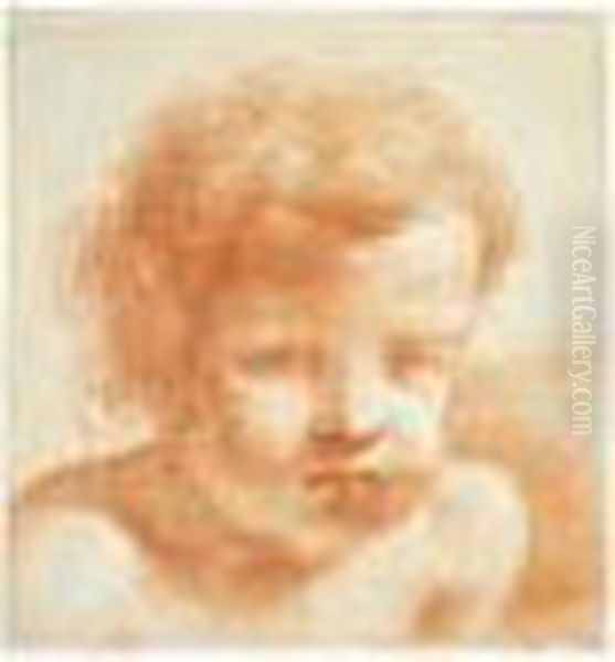 *giovanni Francesco Barbieri, Called Il Guercino Oil Painting by Giovanni Francesco Barbieri