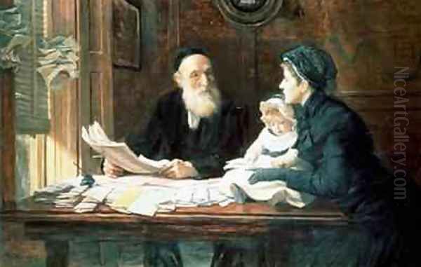 A Flaw in the Will Oil Painting by Phillip Richard Morris