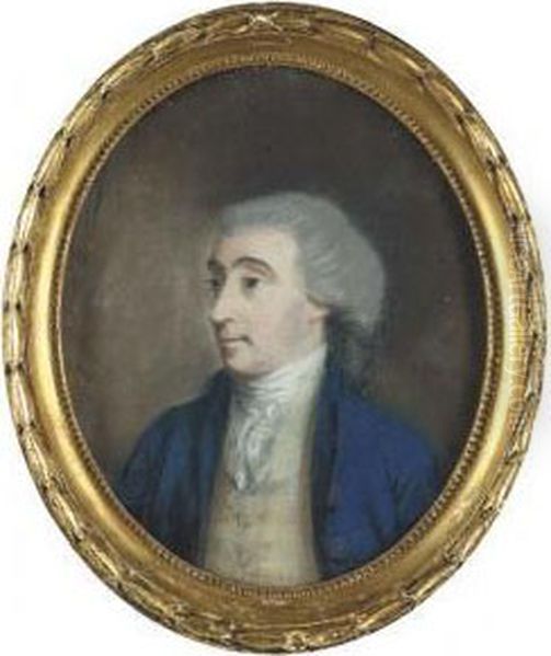 Portrait Of A Gentleman Oil Painting by Hugh Douglas Hamilton