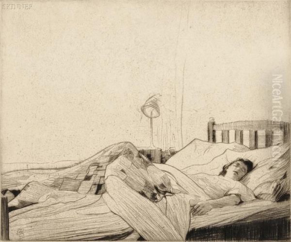 Le Repos Oil Painting by William Lee Hankey