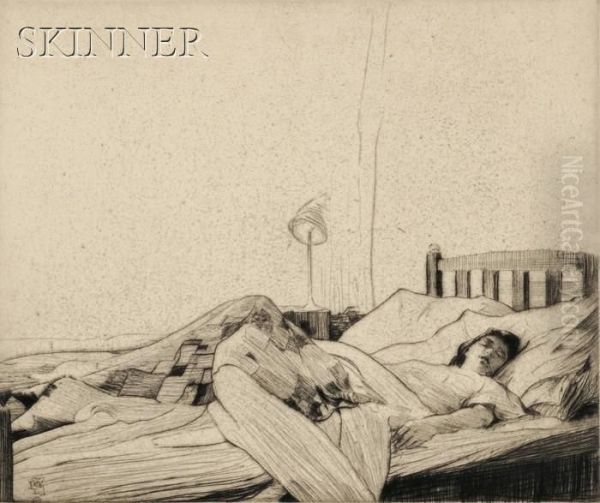 Le Repos Oil Painting by William Lee Hankey