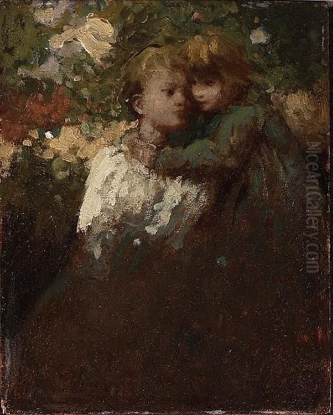Affection Oil Painting by William Lee Hankey