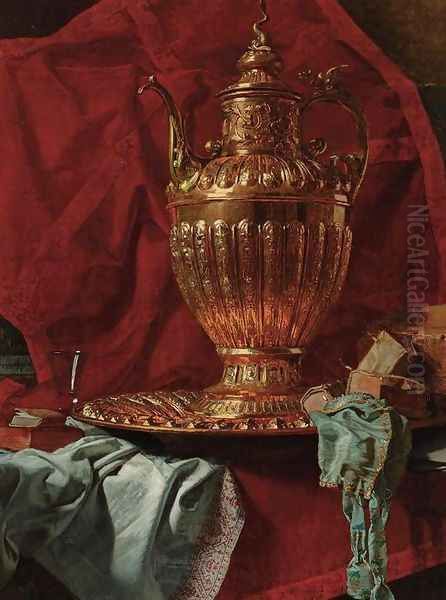 Still Life Oil Painting by Andrzej Jerzy de Mniszech