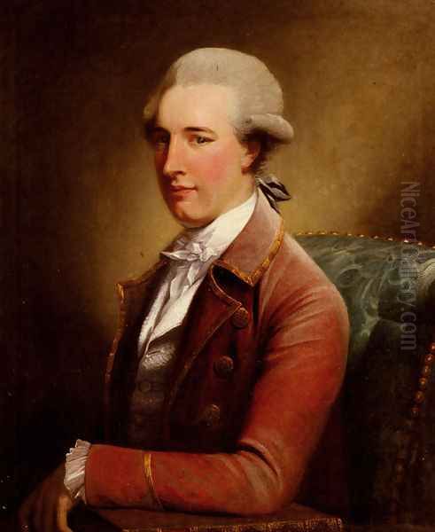 Portrait Of Thomas Mills Oil Painting by David Martin