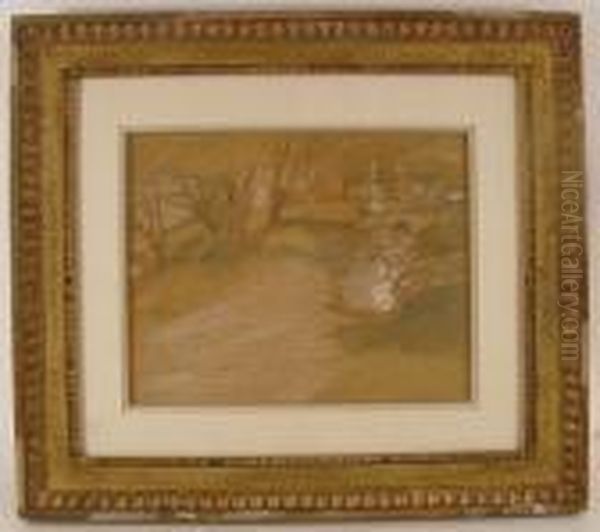 In Thepark Oil Painting by Childe Hassam