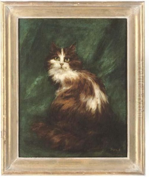 A Watchful Gaze Oil Painting by Arthur Heyer