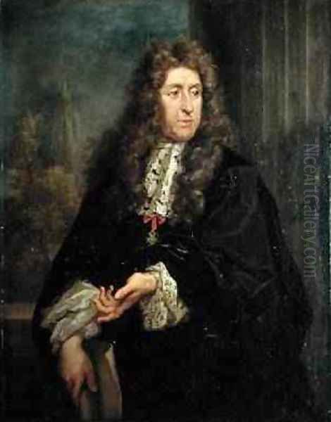 Portrait of Andre Le Notre 1613-1700 Oil Painting by Carlo Maratta or Maratti