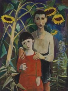 Kinder Unter Sonnenblumen