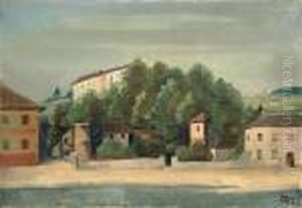 Bodensee-ufer (2) Oil Painting by Carl Hofer
