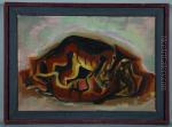 Judas Oil Painting by Carl Hofer