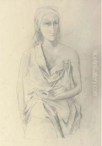 Woman In Drapery