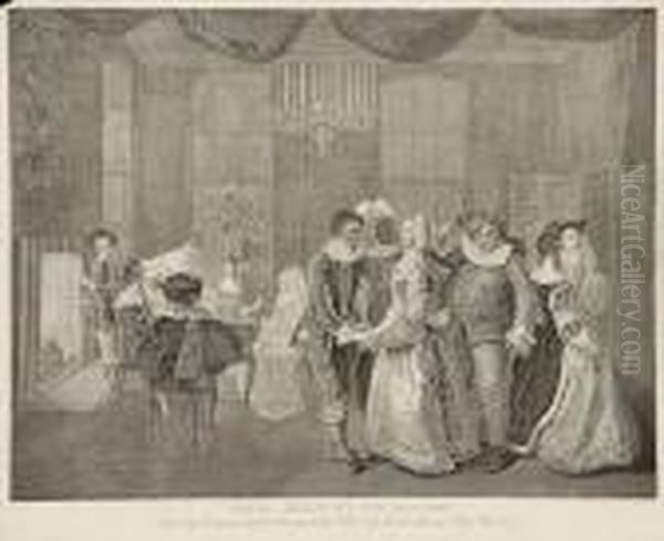 Charity In The Cellar Oil Painting by William Hogarth
