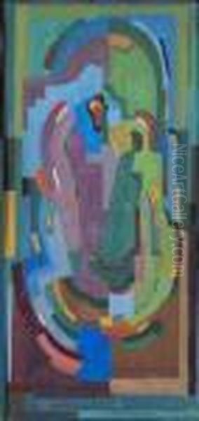 Composition Oil Painting by Evie Sydney Hone