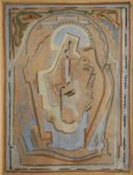Mother & Child Oil Painting by Evie Sydney Hone