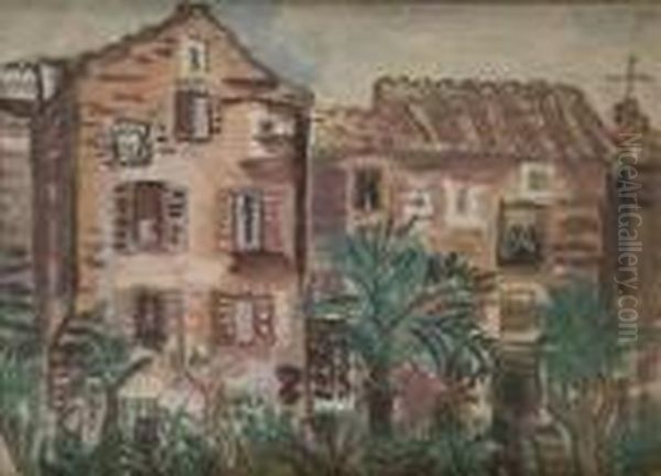 San Clemente, Rome Oil Painting by Evie Sydney Hone