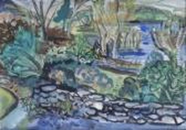 A Spring Morning - Ahakista (co. Cork) Oil Painting by Evie Sydney Hone