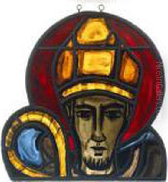 St. Patrick Oil Painting by Evie Sydney Hone