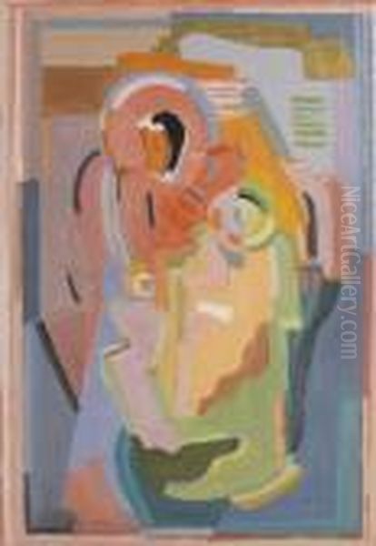 Maternite Oil Painting by Evie Sydney Hone