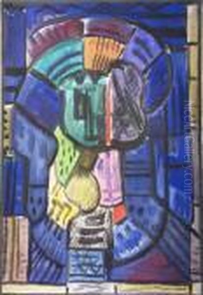 Abstract Oil Painting by Evie Sydney Hone