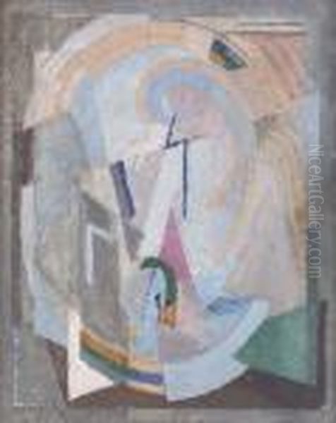 Abstract Composition Oil Painting by Evie Sydney Hone