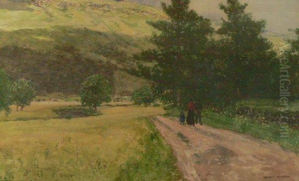 A Galloway Landscape Oil Painting by George Houston