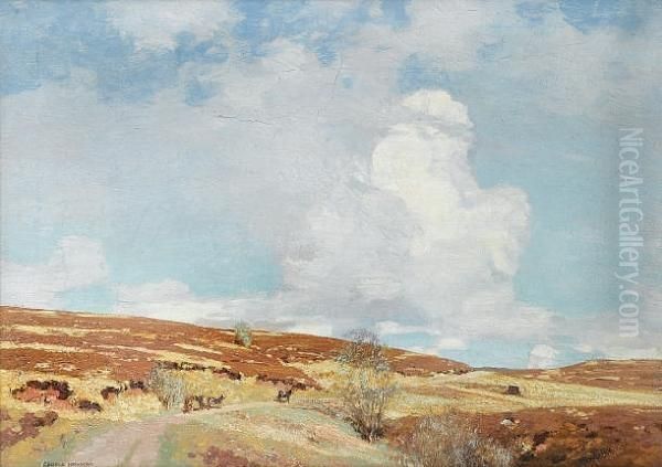 A West Highland Road Oil Painting by George Houston