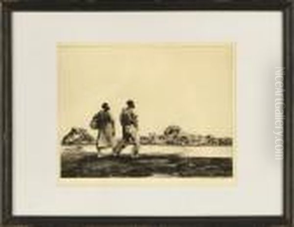 Southern Primitive Oil Painting by Alfred Heber Hutty