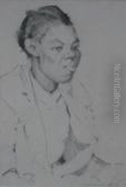 Figure Study 1 Oil Painting by Alfred Heber Hutty